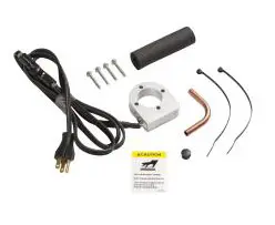Electrical component kit with cables and screws