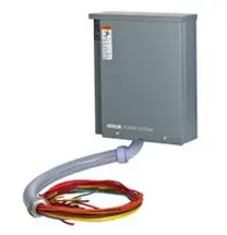 Electrical control box with wiring