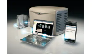 Smart home devices and laptop connected wirelessly