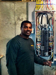 Leon Knight, Master Electrician and Owner/Operator of Knight Electric Inc